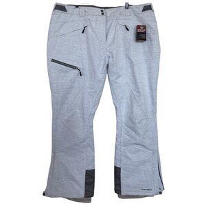 Outdoor‎ Gear Snow Pants Womens Plus Size 3XL Ski Snowboard Light Gray Winter